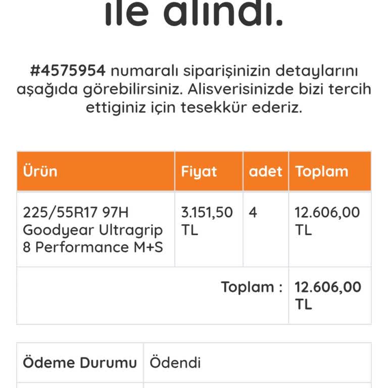 Lastik Borsası Sipariş Takibi Yapılamıyor Müşteri Hizmetlerinden Dönüş Yok
