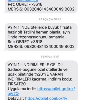 İzinsiz Reklam Mesajları Ve Yetersiz Müşteri Desteği
