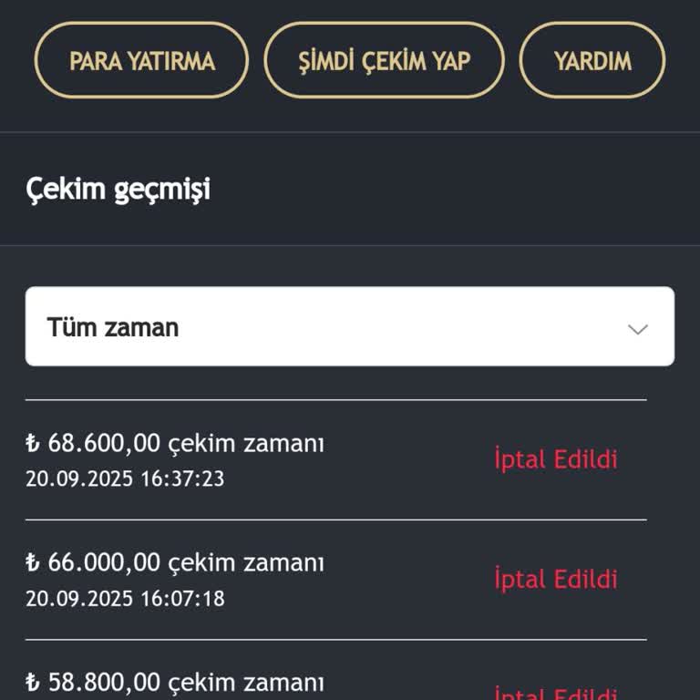 Para Çekme İşlemlerinde Sürekli Gecikme Ve İptal Nedeniyle Maddi Kayıp