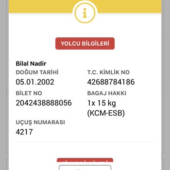 Biletteki İsim Hatası Nedeniyle Uçuşa Yetişememe Riski