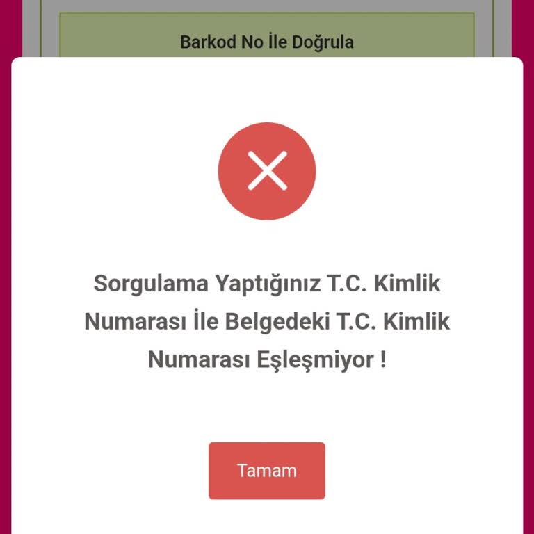 TEV Burs Başvurusu Sırasında T.C. Kimlik Hatası Nedeniyle İşlem Yapamıyorum