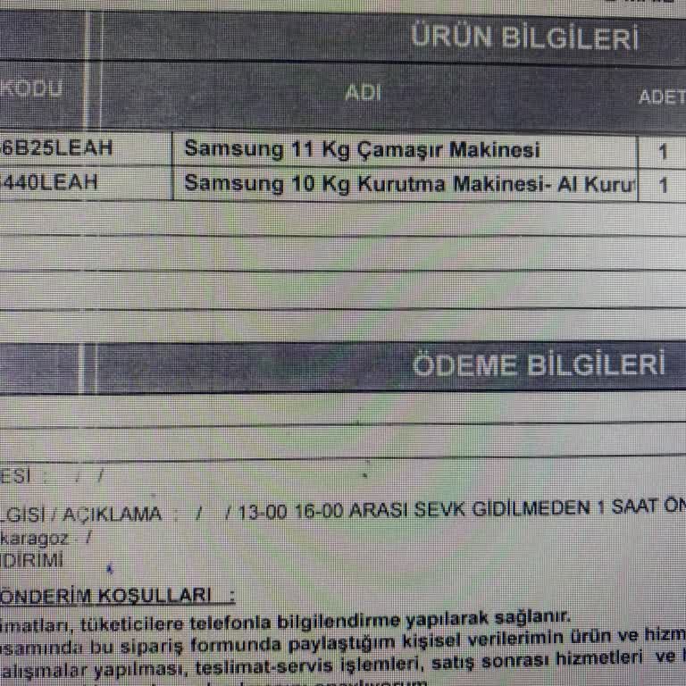 Samsung Mağazasından Aldığım Çamaşır Ve Kurutma Makinesi Teslimatı Gecikti, Mağdur Edildim