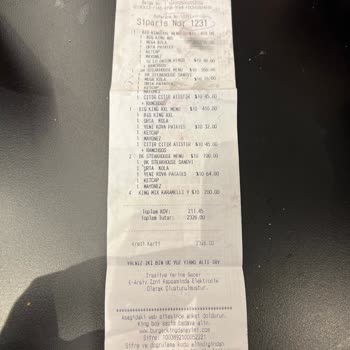 Burger Restoranında Eksik Ürünler Ve Yetersiz Bilgilendirme Mağduriyeti