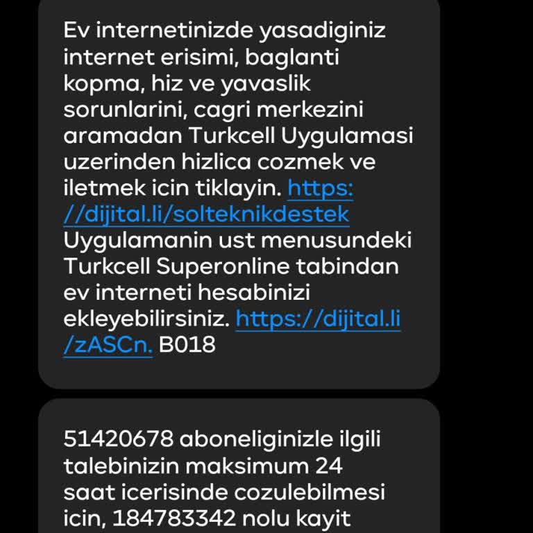 Tekrarlayan Fiber İnternet Kesintileri Ve Müşteri Hizmetlerinden Dönüş Alamıyorum