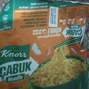 Knorr Körili Noodle'da Yoğun Ve Rahatsız Edici Koku Sorunu