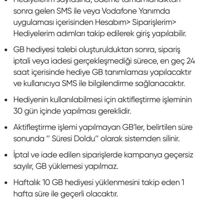 Vodafone'un Hepsiburada Kampanyasında 10 GB Hediye İnternet Tanımlanmadı, Müşteri Desteği Yetersiz Kaldı