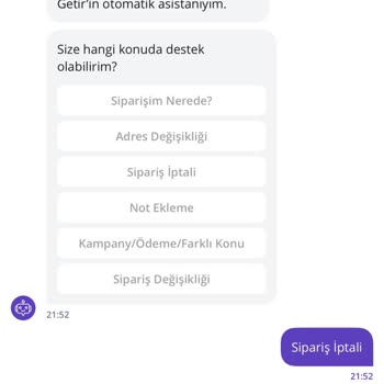 Sipariş İptal Talebim 1 Dakikada Reddedildi, Müşteri Hizmetleri Yardımcı Olmadı