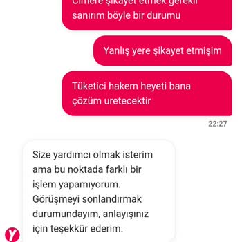 Yanık Döner Ve Yetersiz İade Süreci Nedeniyle Mağduriyet