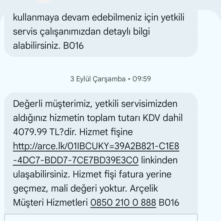 Arçelik Yetkili Servis Sorunu: Tamir Edilmeyen Buzdolabı Ve Yetersiz Hizmet