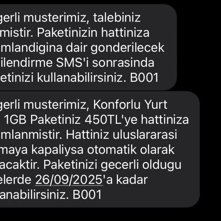 Yurt Dışı İnternet Paketi Aktif Edilmiyor, Mağduriyetim Giderilmiyor