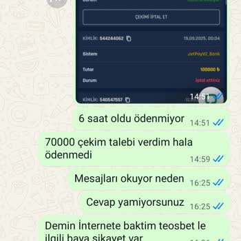 Kazancım Ödenmiyor, Müşteri Hizmetleri Dönüş Yapmıyor