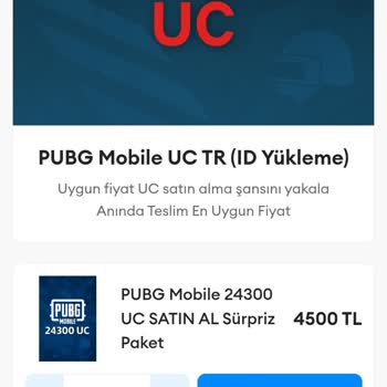 Satın Alınan UC Eksik Yüklendi, İade Veya Tamamlanmasını Talep Ediyorum