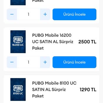 Satın Alınan UC Eksik Yüklendi, İade Veya Tamamlanmasını Talep Ediyorum