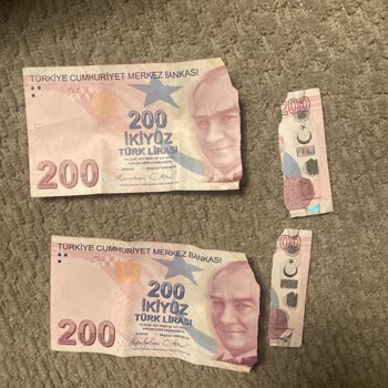 ATM'de Yırtılan Paralarımın İadesini Talep Ediyorum