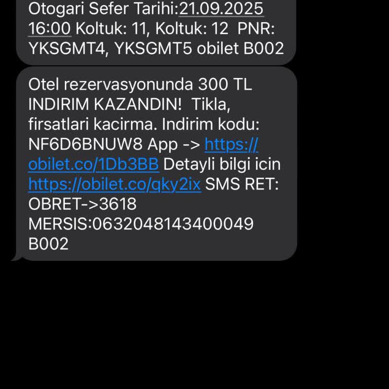 Onayım Olmadan Numaramla Bilet Alındı, Güvenlik Endişesi Yaşıyorum