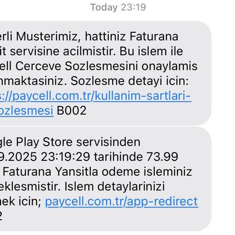 Onaysız Google Play İşlemiyle Hattımdan Para Çekildi!