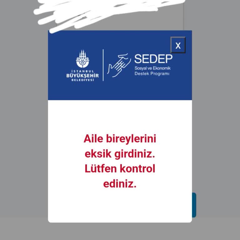 Başvuru Sürecinde Sistemsel Hata Sorunu