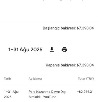 AdSense Gelirimin Uyarısız Olarak El Konulması Ve Bilgilendirme Yapılmaması