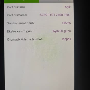 Borçsuz Olmama Rağmen Enpara Kredi Kartımda Limitim Sıfırlandı, Alışveriş Yapamıyorum