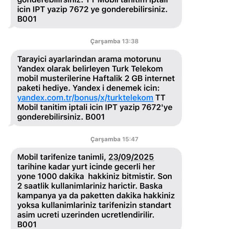 Kullanım Bildirimi Gelmedi, Ekstra Ücret Yansıtıldı