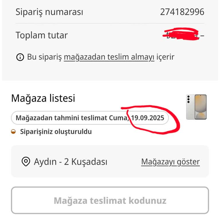 Sipariş Verdiğim Telefon Mağazaya Zamanında Ulaşmadı, Teslimat Gecikiyor