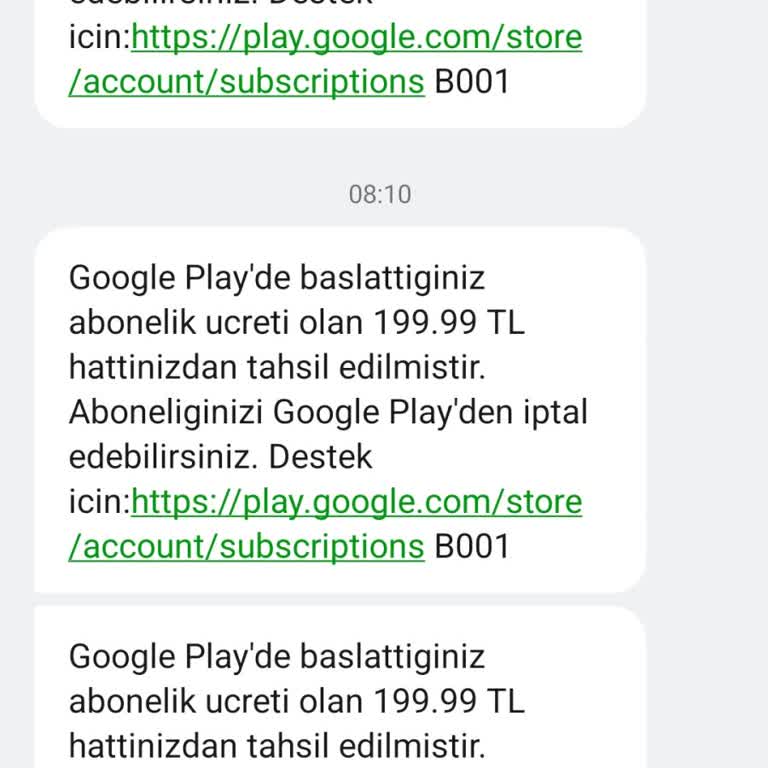 Aynı Gün Üç Kez Fazla Abonelik Ücreti Çekildi İade Ve İptal Talebim Var