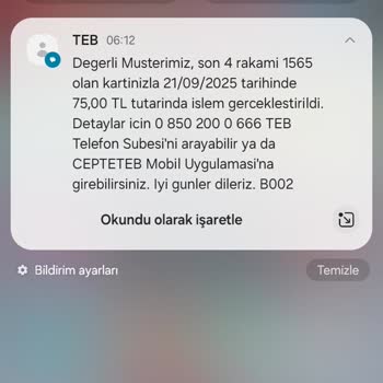 TEB Bankası'nda İzinsiz Para Çekimi Ve Yetersiz Güvenlik Önlemleri