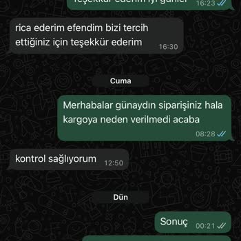 Lovadress Siparişim Gönderilmedi, İade Veya Ürün Talep Ediyorum