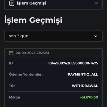 Çekim Talebim Sonrası Hesabıma Para Yatmadı Ve Destek Ekibinden Yanıt Alamadım