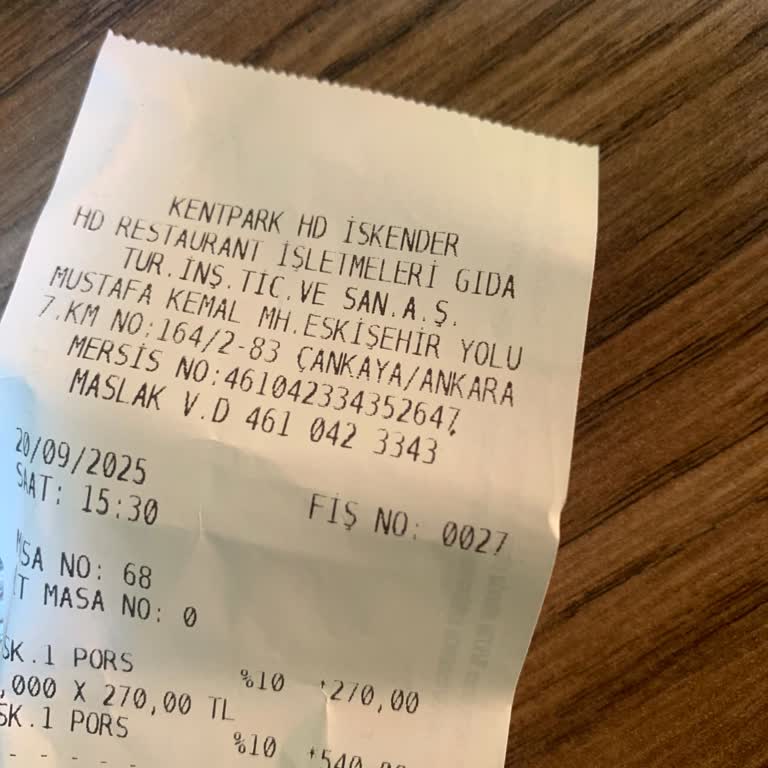 Soğuk İskender Ve Eksik Siparişle Hayal Kırıklığı Yaşadım