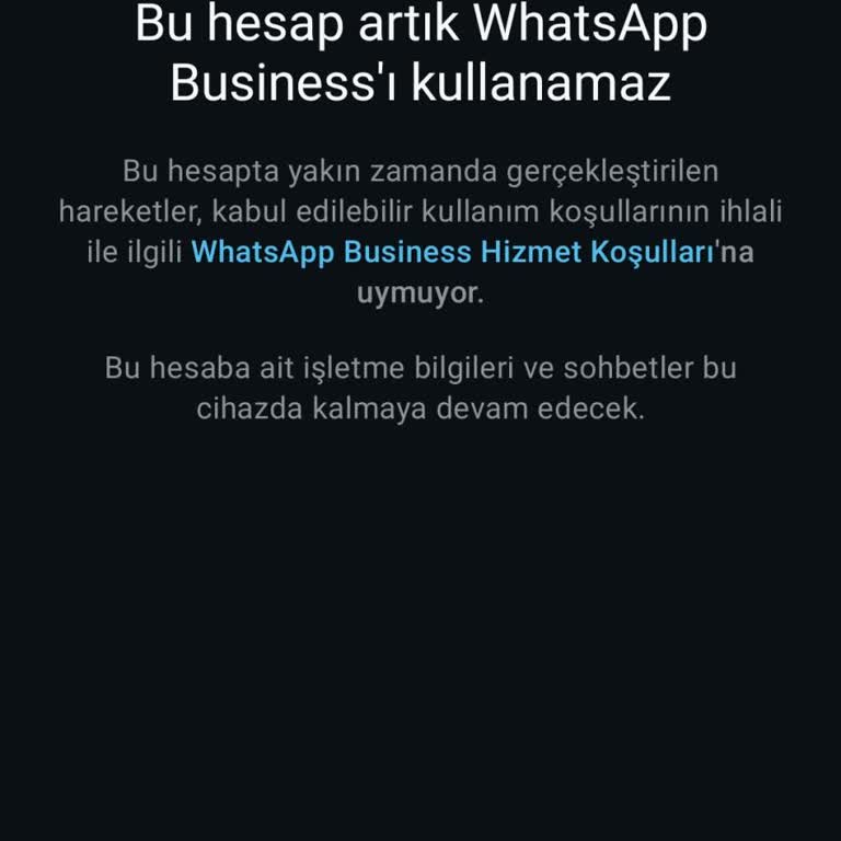 WhatsApp Hesabım Aniden Kapandı, İşlerim Durdu Mağdur Oldum