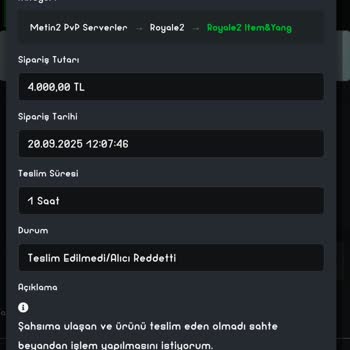 Teslim Edilmeyen Ürünün Parasını Geri Alamıyorum