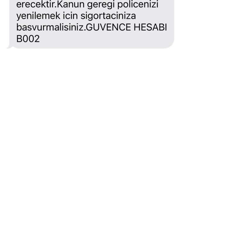Başkasına Ait Araç İçin Yanlışlıkla Bilgilendirme Mesajı Alıyorum, Kişisel Verilerim Tehlikede