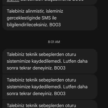 Vodafone Uygulamasında Tarife Geçişi Yapılamıyor Teknik Hata Mağduriyeti