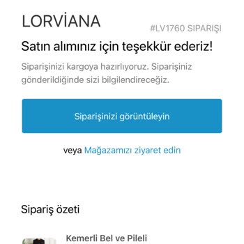 Kusurlu Bluz İçin İade Talebime Lorviana Müşteri Hizmetlerinden Dönüş Alamıyorum