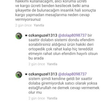 Dolap Uygulamasında İade Ve İletişim Mağduriyeti Yaşadım