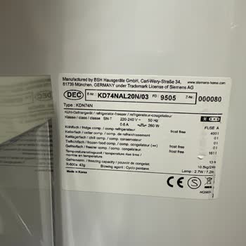 Siemens Buzdolabında Tekrarlayan Ekran Arızası Ve Çözülmeyen Sorun