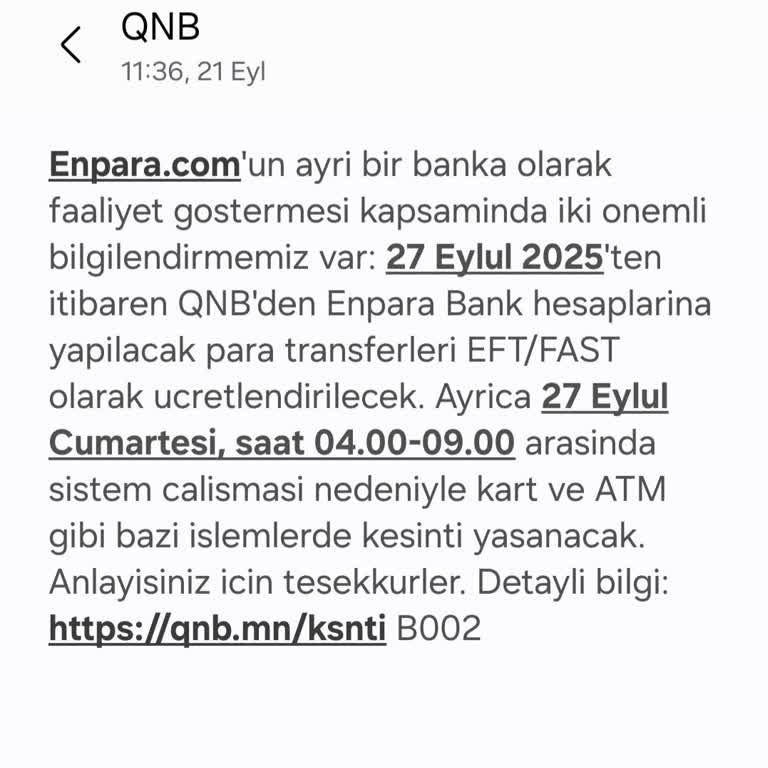 Enpara IBAN İptali Ve Masraf Uygulamasından Kaynaklı Mağduriyet