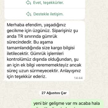 Sipariş Verdim, Stanley Termos Hâlâ Teslim Edilmedi