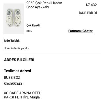 Vakko Online Alışverişte Hatalı İade Ve Yoğun İletişim Mağduriyeti