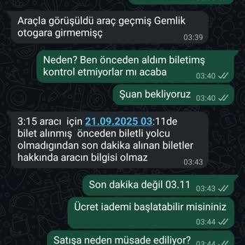 Otobüs Bizi Almadan Geçti, Ücret İadesi Yapılmadı