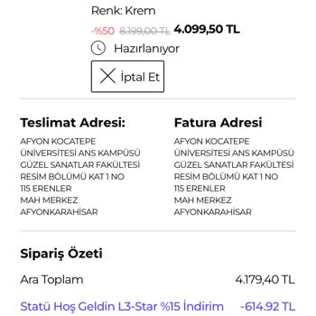 İndirimli Siparişim İptal Edildi, İndirim Kodum Da Kayboldu!