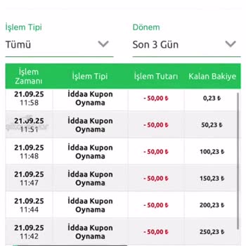 Bilyoner Çok Acil Oynadığım Kuponlar Gözükmüyor