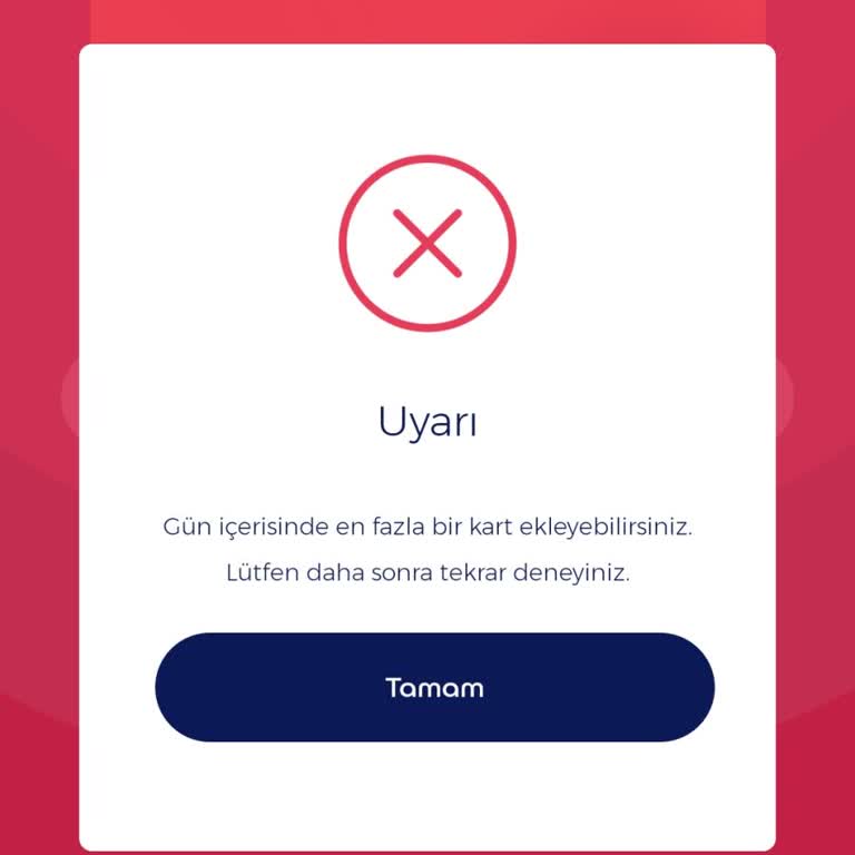 Myedenred Kart Ekleme Şikayeti