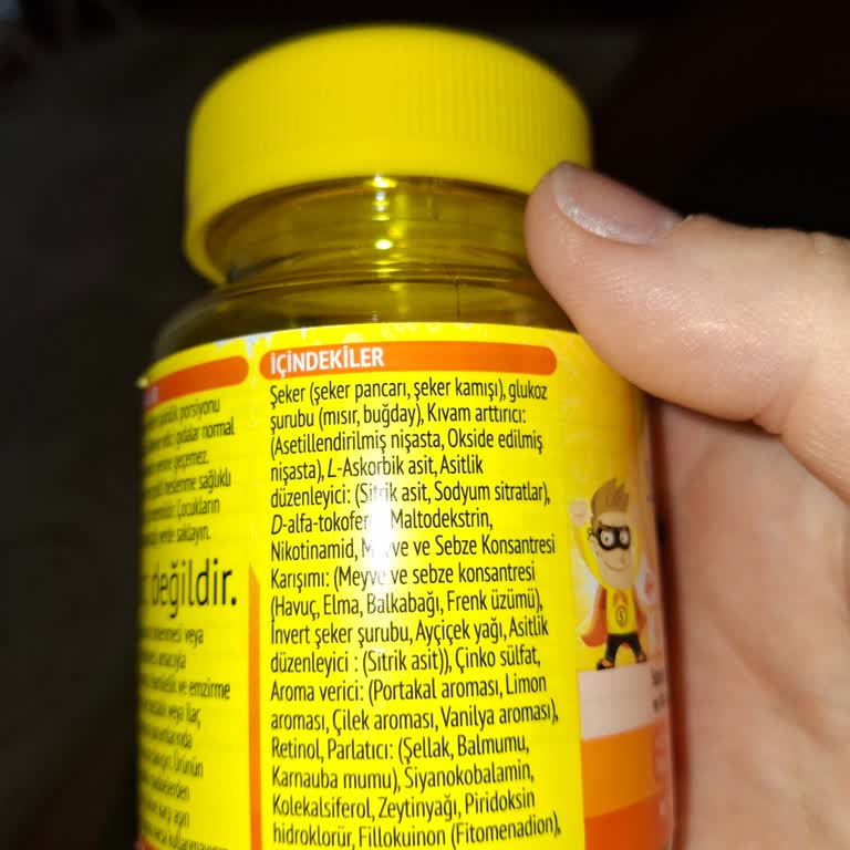 Çocuk Vitamininde Sağlıksız İçerik Şoku!