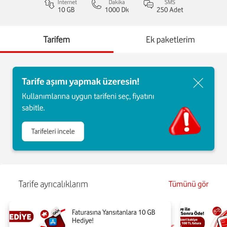Yüksek Fiyatlı Ve Düşük İçerikli Tarifelerden Şikayetçiyim
