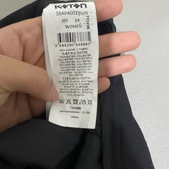 Koton Pantolonum İki Günde Deforme Oldu Mağduriyetimin Giderilmesini İstiyorum