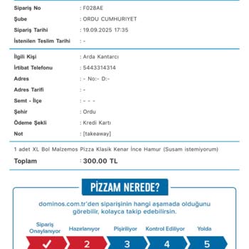 Bol Malzemos Pizza Siparişim Az Malzemeyle Teslim Edildi, Mağduriyet Yaşadım