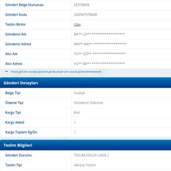 Yurtiçi Kargo Nedeniyle Teslim Edilmeyen Ürün Ve Kaçırılan İndirim Fırsatı Hakkında Mağduriyet