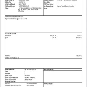 Servis Sorunu Nedeniyle Buzdolabını İple Bağlamak Zorunda Kaldık